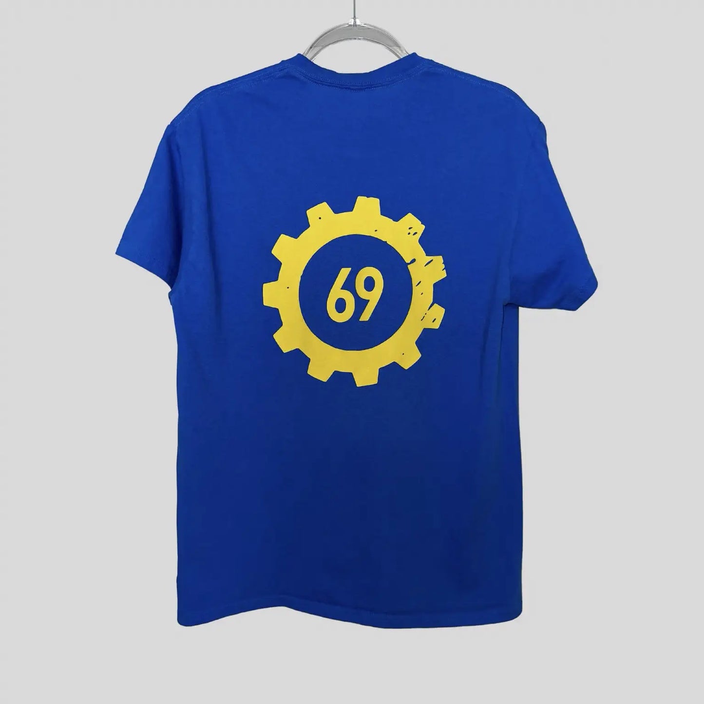 Fallout Vault 69 T-Shirt – Video game Inspired Vault-Tec Graphic Tee – Unisex Casual Wear